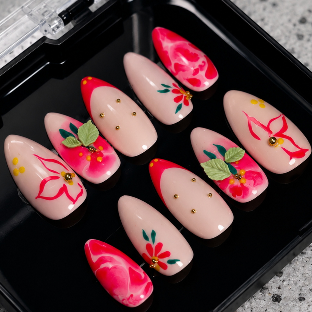 Pink Orange Flowers
